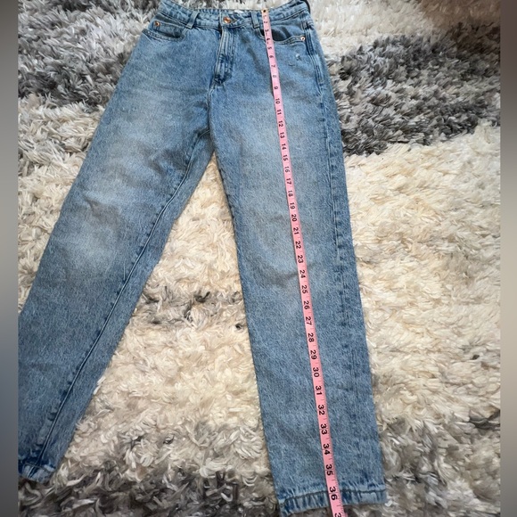 Zara Blue Denim Jeans - Picture 2 of 6